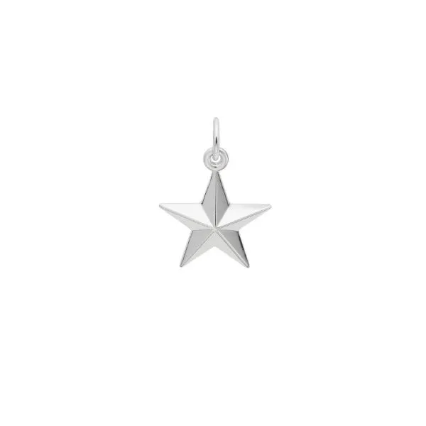 White Sterling Star Pendant Segner's Jewelers Fredericksburg, TX
