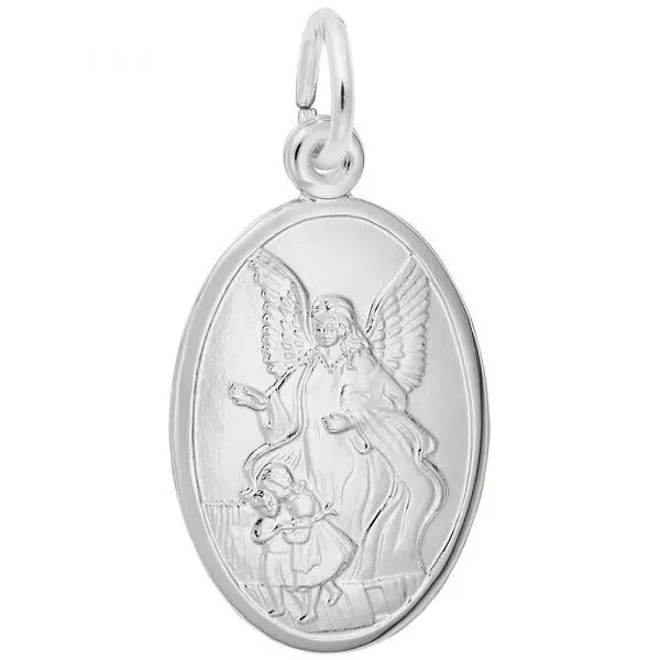 Sterling Silver Guardian Angel Pendant/Charm Segner's Jewelers Fredericksburg, TX