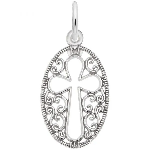 Sterling Silver Filigree Cross Pendant Segner's Jewelers Fredericksburg, TX