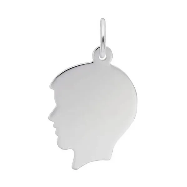 Sterling Silver Boys Head Pendant Segner's Jewelers Fredericksburg, TX