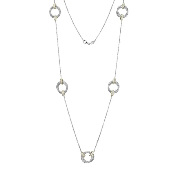 Two-Tone Sterling Silver Charm/Pendant