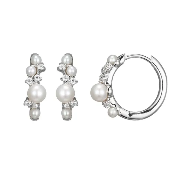 White Sterling Drop Earrings Segner's Jewelers Fredericksburg, TX