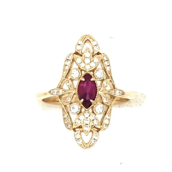 Colored Stone Ring Segner's Jewelers Fredericksburg, TX