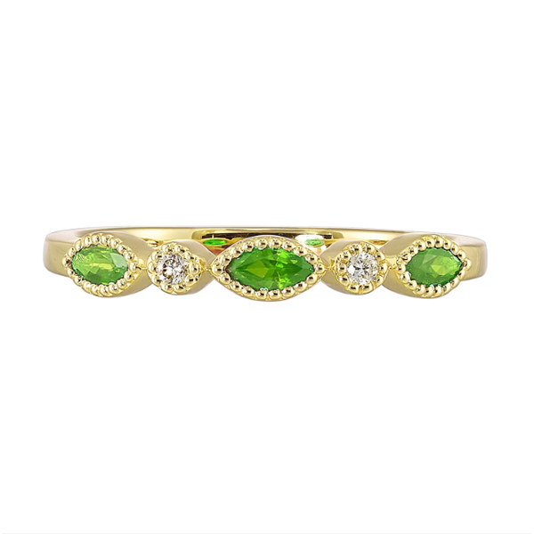 Lady's Yellow 10KT Peridot Stackable Ring Segner's Jewelers Fredericksburg, TX
