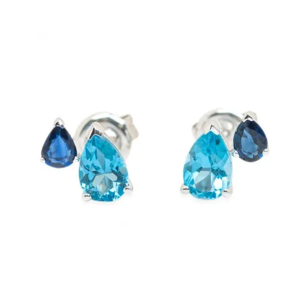 Colored Stone Earrings