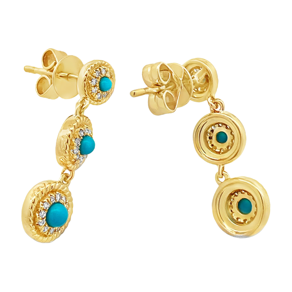 Colored Stone Earrings Image 2 Segner's Jewelers Fredericksburg, TX