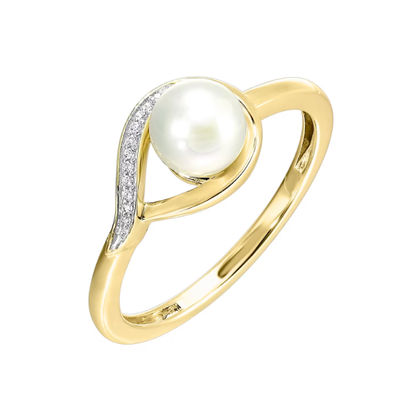 Lady's Yellow 14 Karat Pearl Fashion Ring Segner's Jewelers Fredericksburg, TX