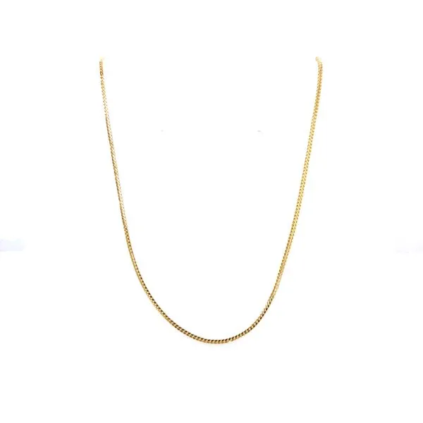 Yellow Gold 14 Karat Franco Chain Segner's Jewelers Fredericksburg, TX