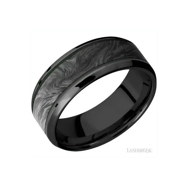 Men's Carbon Fiber Polished Band Segner's Jewelers Fredericksburg, TX