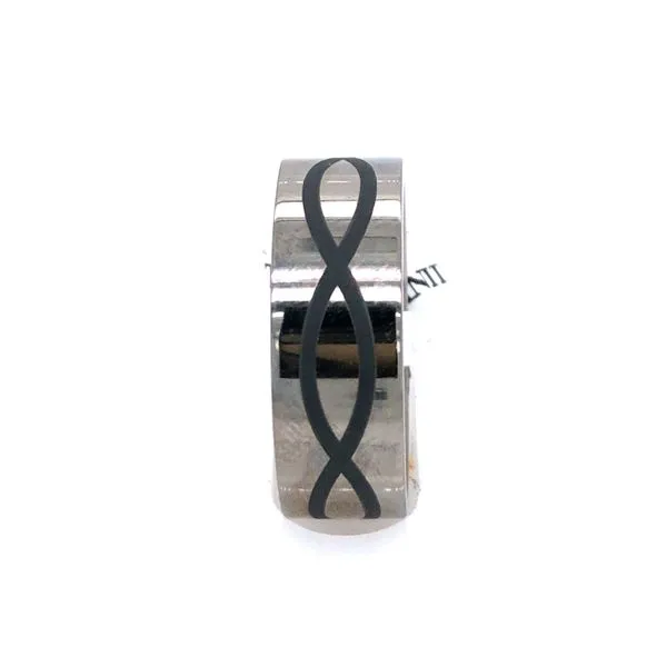 Titanium Pipe Lasered Infinity Men's Alternative Band Segner's Jewelers Fredericksburg, TX
