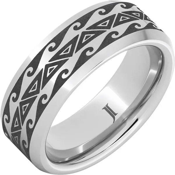 Men's Serinium Bevel Oahu Laser Band Segner's Jewelers Fredericksburg, TX