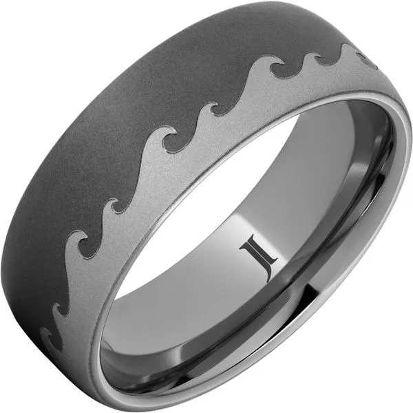 Men's Tungsten Surf's Up Band Segner's Jewelers Fredericksburg, TX