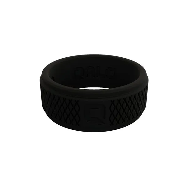 Black Crosshatch Men's Silicone Ring Segner's Jewelers Fredericksburg, TX