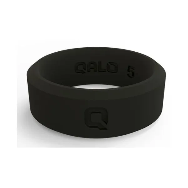 Standard Black Modern Silicone Ring