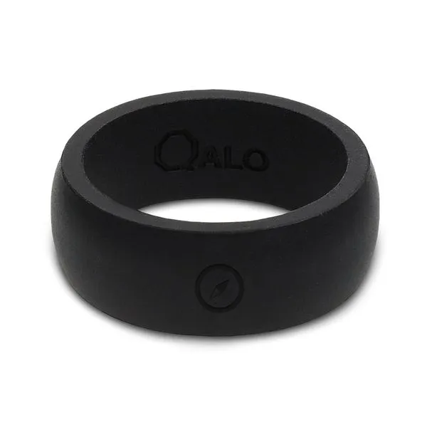 Men's Classic Outdoors Silicone Ring in Black Segner's Jewelers Fredericksburg, TX
