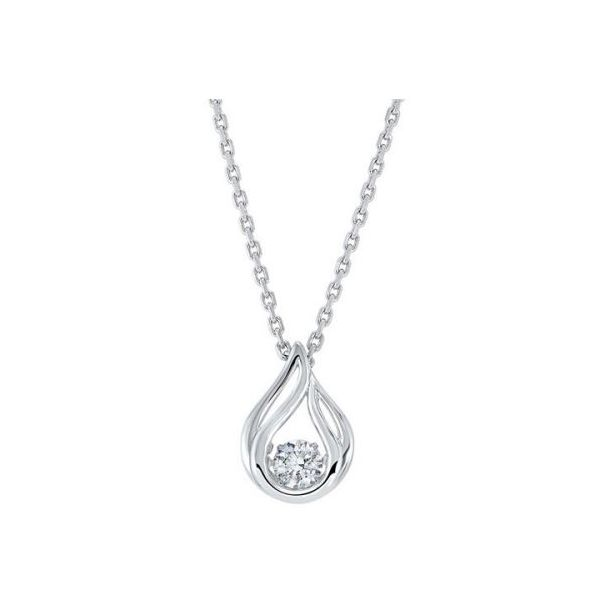 SS TEARDROP PENDANT CZ 99 S.E. Needham Jewelers Logan, UT