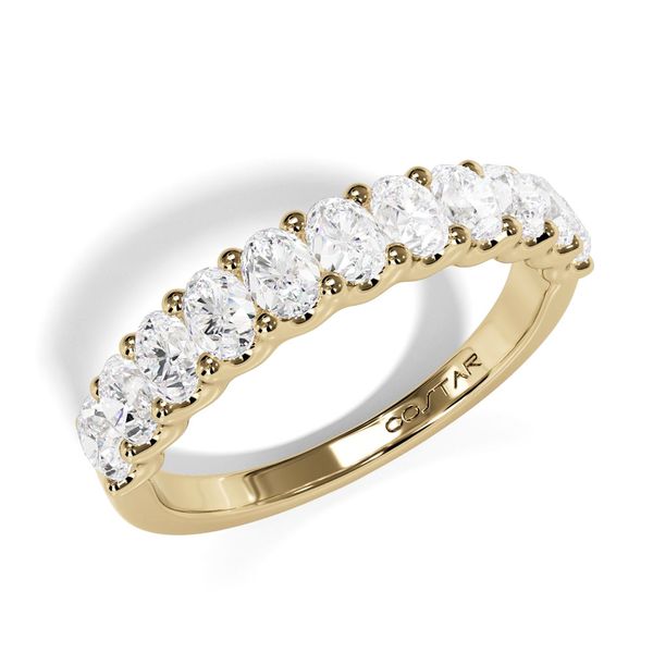 Costar 11 Stone Oval Cut U-Prong Diamond Band Image 3 Shannon Jewelers Spring, TX
