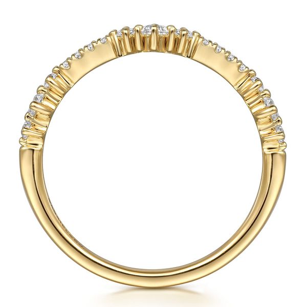 Gabriel & Co. 14K Yellow Gold Diamond Ladies Ring Image 2 Shannon Jewelers Spring, TX