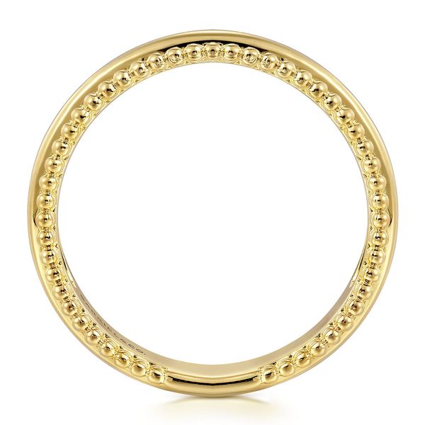 Gabriel & Co. STACKABLES - 14K Yellow Gold Bujukan Stackable Ring Image 2 Shannon Jewelers Spring, TX