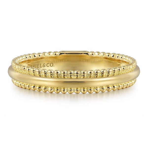 Gabriel & Co. 14K Yellow Gold Bujukan Stackable Ring