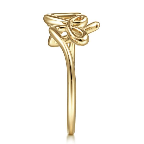 Gabriel & Co. 14K Yellow Gold Love Ring Image 4 Shannon Jewelers Spring, TX