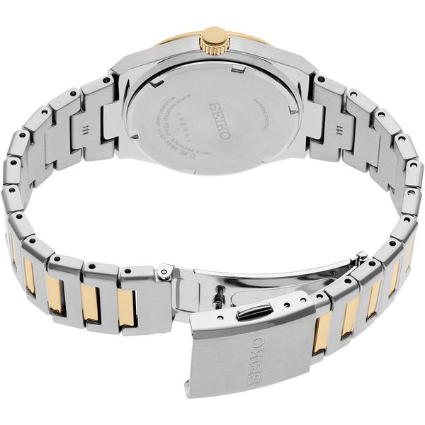 Seiko Essentials Two-Tone Stainless Steel Watch with White Dial & Date - 100M Image 3 Shannon Jewelers Spring, TX