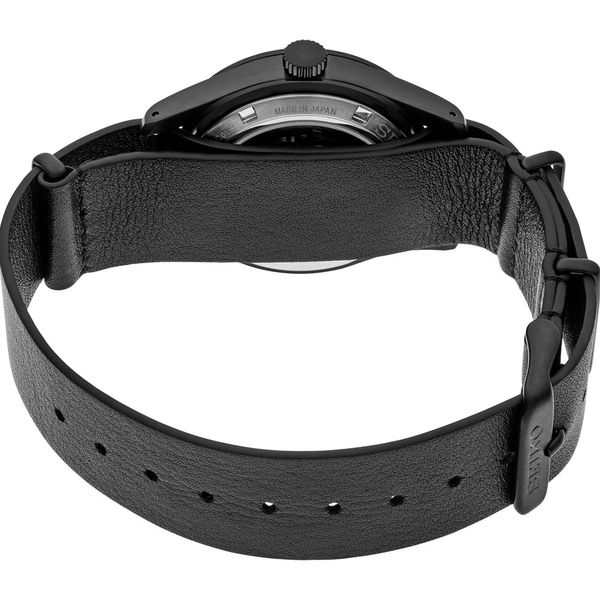 Seiko 5 Sports Field GMT Automatic Watch | Black Dial, Leather Strap, 100M Image 3 Shannon Jewelers Spring, TX