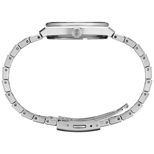 Seiko Essentials Dark Blue Dial Stainless Steel Watch | 100M Water Resistant Image 2 Shannon Jewelers Spring, TX