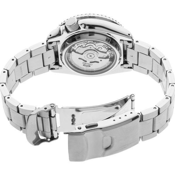 Seiko 5 Sports Automatic Stainless Steel Watch with Black Dial Image 3 Shannon Jewelers Spring, TX