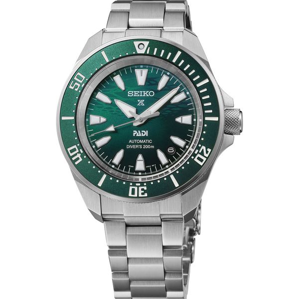 Seiko prospex automatic diver PADI Special Edition Green Dial Stainless Steel Watch