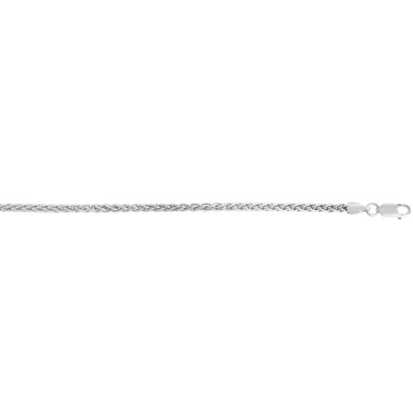 Sterling Silver 2.6mm Wheat Chain Necklace Shannon Jewelers Spring, TX