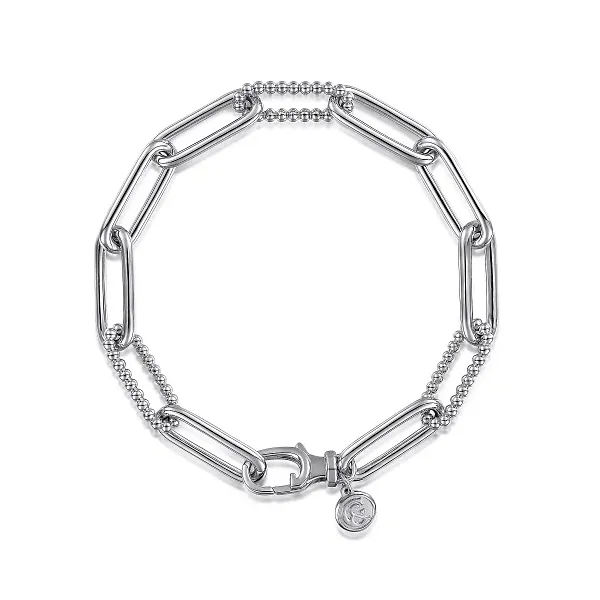 Gabriel & Co. 925 Sterling Silver Bujukan Link Bracelect Shannon Jewelers Spring, TX