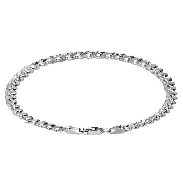 Sterling Silver 7.2mm Comfort Curb Chain Bracelet Shannon Jewelers Spring, TX