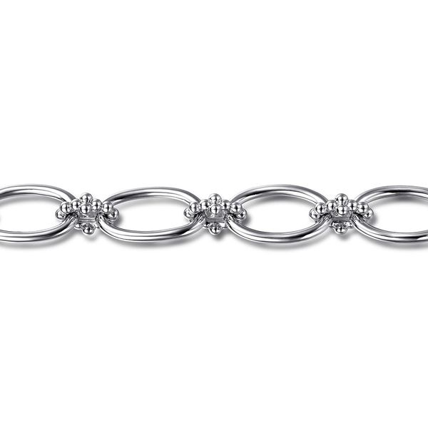 Gabriel & Co. 925 Sterling Silver Bujukan Link Bracelect Image 2 Shannon Jewelers Spring, TX