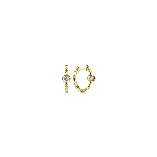 Gabriel & Co. 14K Yellow Gold Diamond Earrings Shelle Jewelers, Inc Northbrook, IL