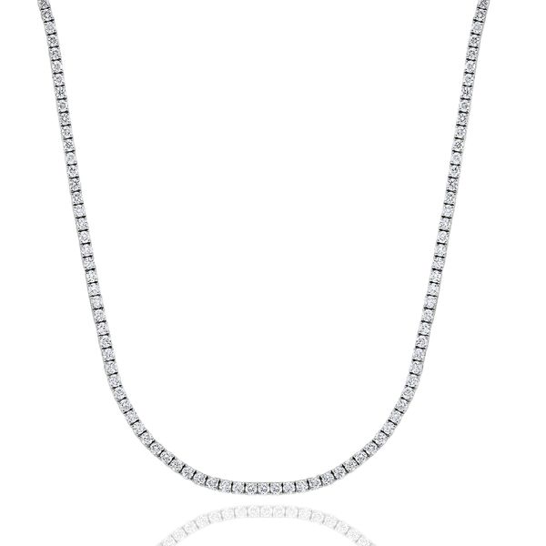 18K White Gold Diamond Necklace Shelle Jewelers, Inc Northbrook, IL