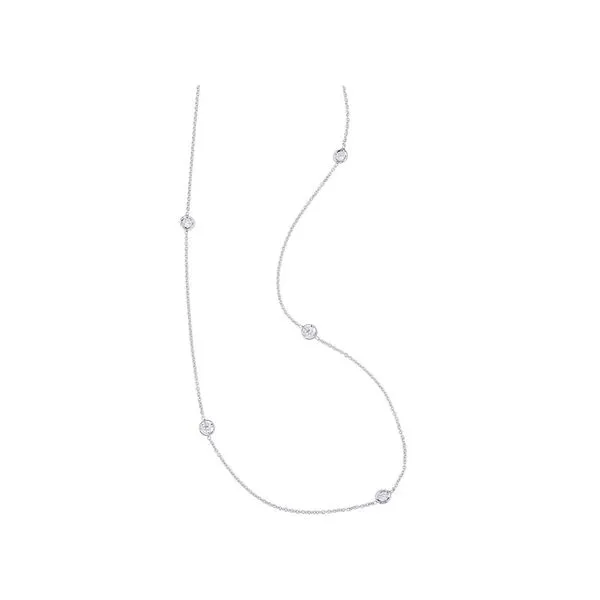 Roberto Coin, Inc. 18K White Gold Diamond Necklace Shelle Jewelers, Inc Northbrook, IL