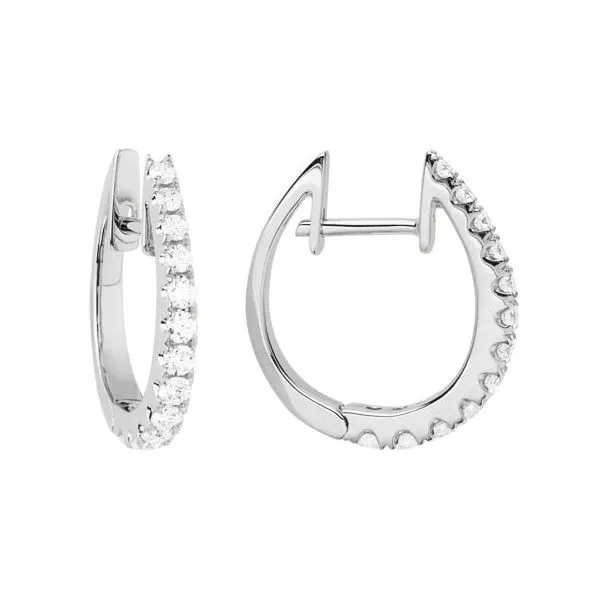 Artistry 14K White Gold Diamond Earrings Shelle Jewelers, Inc Northbrook, IL