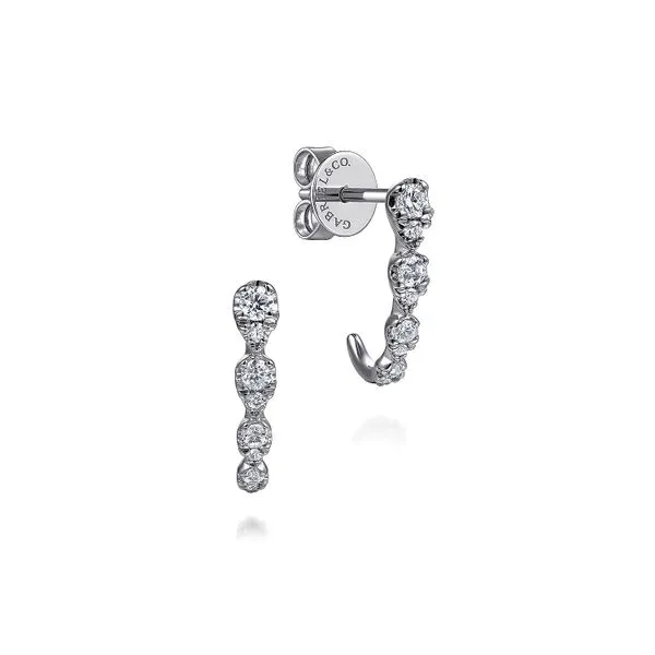 Gabriel & Co. 14K White Gold Diamond Earrings Shelle Jewelers, Inc Northbrook, IL