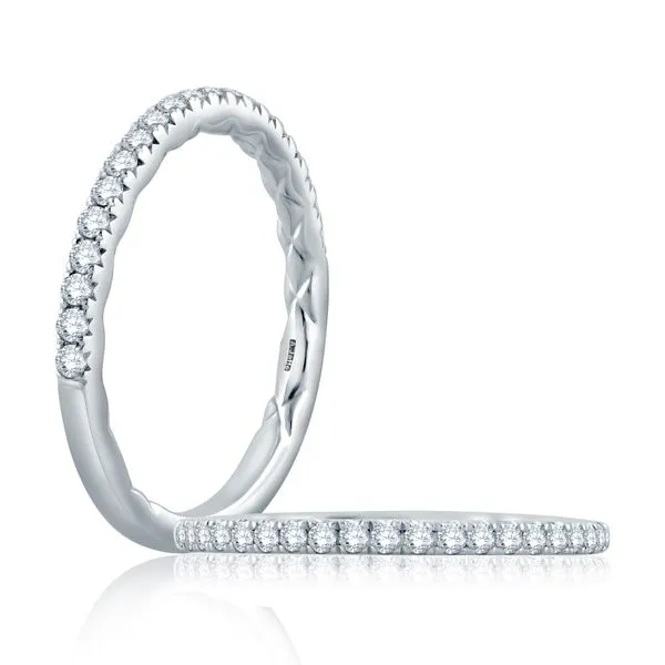A. Jaffe 14K White Gold Wedding Band Shelle Jewelers, Inc Northbrook, IL