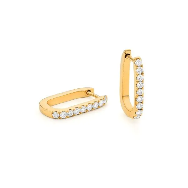 Facet Barcelona USA Inc. 14K Yellow Gold Diamond Earrings Shelle Jewelers, Inc Northbrook, IL