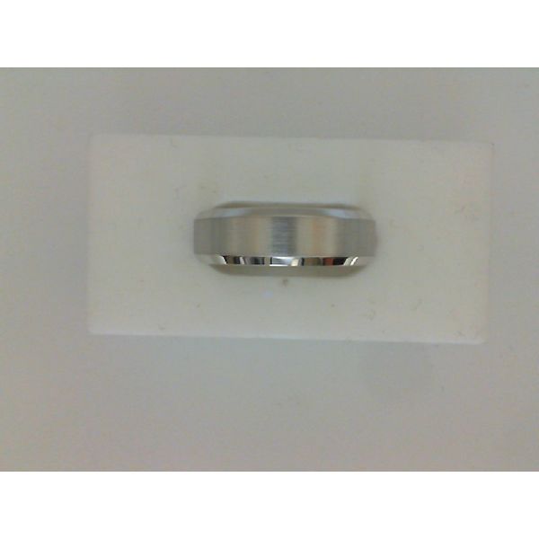 CR 14K White Gold Wedding Band Image 2 Shelle Jewelers, Inc Northbrook, IL