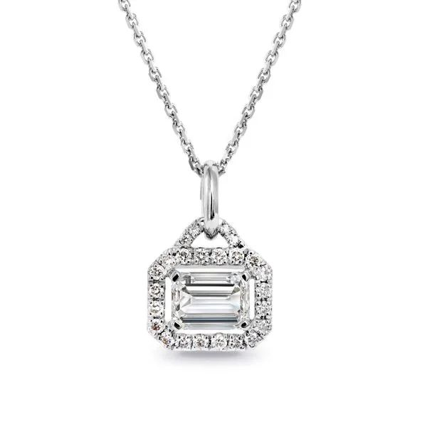 Dialog Solutions Inc. 18K White Gold Diamond Pendant Shelle Jewelers, Inc Northbrook, IL