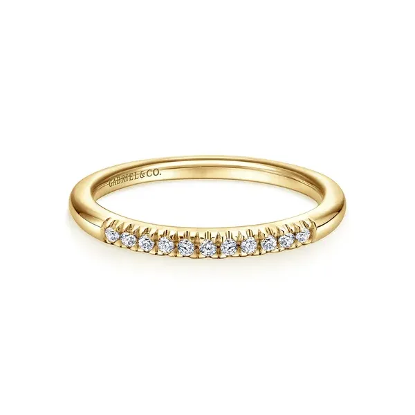 Gabriel & Co. 14K Yellow Gold Wedding Band Shelle Jewelers, Inc Northbrook, IL