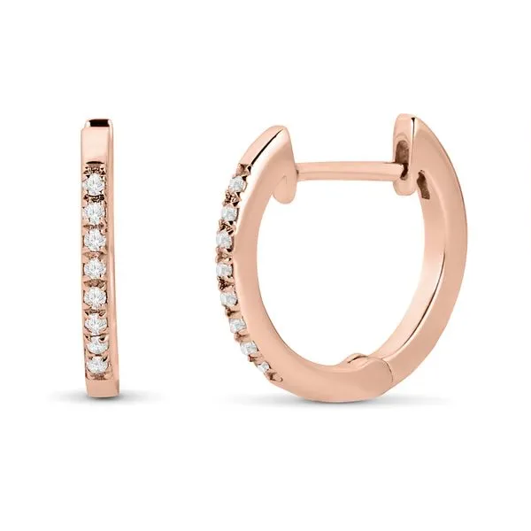 Jocalio Group 14K Rose Gold Diamond Earrings Shelle Jewelers, Inc Northbrook, IL