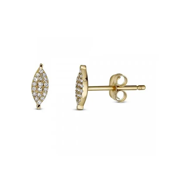 Jocalio Group 14K Yellow Gold Diamond Earrings Shelle Jewelers, Inc Northbrook, IL