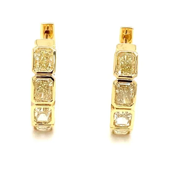 DJA Group International 18K Yellow Gold Diamond Earrings Shelle Jewelers, Inc Northbrook, IL