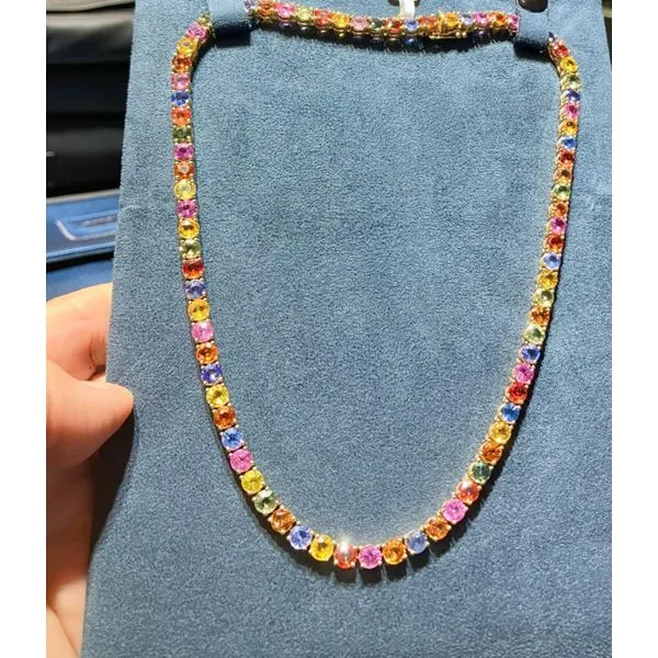 Facet Barcelona USA Inc. 18K Yellow Gold Colored Stone Necklace Shelle Jewelers, Inc Northbrook, IL