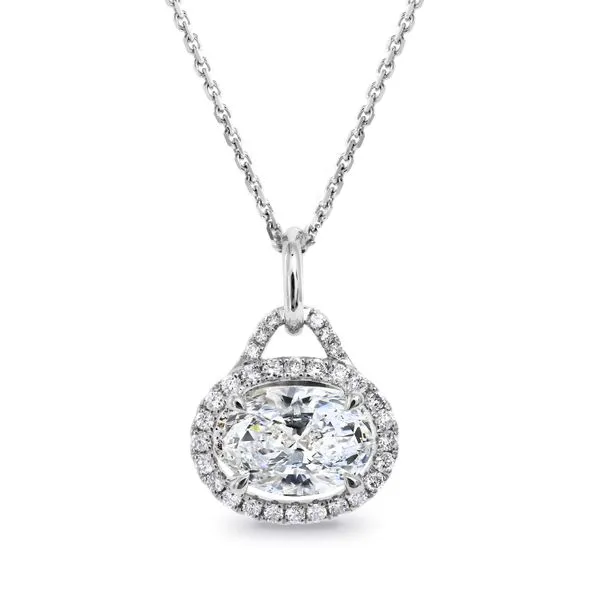 Dialog Solutions Inc. 18K White Gold Diamond Pendant Shelle Jewelers, Inc Northbrook, IL