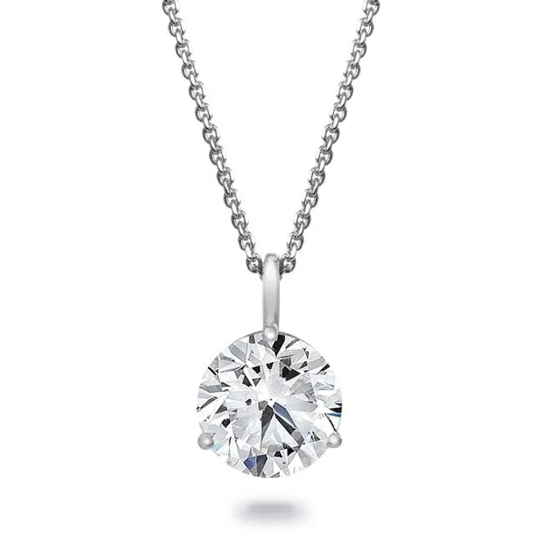 Dialog Solutions Inc. 18K White Gold Diamond Pendant Shelle Jewelers, Inc Northbrook, IL